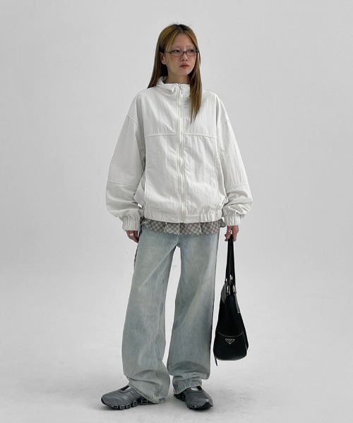 BLACKUP（ブラックアップ）の「[MADE] チェロニーワイドデニムパンツ（デニムパンツ・レディース・ライトブルー・LARGE/MEDIUM/SMALL）」の8枚目の写真