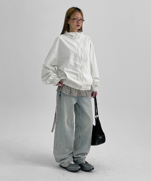 BLACKUP（ブラックアップ）の「[MADE] チェロニーワイドデニムパンツ（デニムパンツ・レディース・ライトブルー・LARGE/MEDIUM/SMALL）」の9枚目の写真
