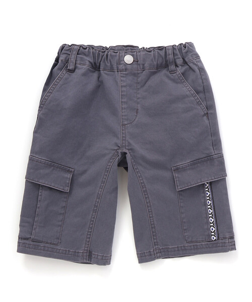 WASK（ワスク）の「【お揃い】5.5分丈柄テープポケットクライマーツイルパンツ(100~160cm)（カーゴパンツ・キッズ・グレー/グリーン・150cm/160cm/140cm）」の14枚目の写真