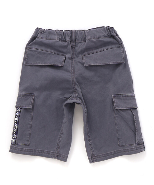 WASK（ワスク）の「【お揃い】5.5分丈柄テープポケットクライマーツイルパンツ(100~160cm)（カーゴパンツ・キッズ・グレー/グリーン・150cm/160cm/140cm）」の5枚目の写真