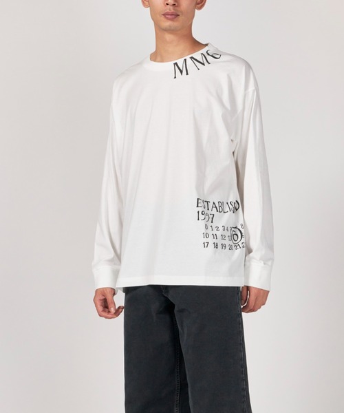 Tシャツ・カットソー MM6 Maison Margiela T-Shirt MM6 Maison Margiela - Varsity print T-shirt | HBX - Globally