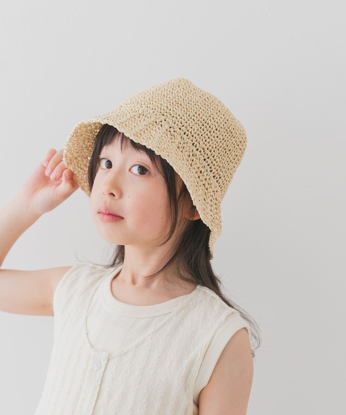 URBAN RESEARCH DOORS（アーバンリサーチドアーズ）の「『親子リンク』ペーパーソフトハット(KIDS)（その他小物・キッズ・ベージュ/ナチュラル・ONE）」の13枚目の写真