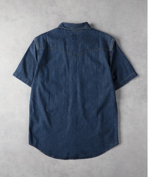 Levi's(リーバイス)の「Levi's(リーバイス)クラシックウエスタンショートスリーブシャツ(シャツ/ブラウス・メンズ・ダークインディゴブルー・M/S/L)」の4枚目の写真