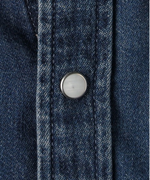 Levi's(リーバイス)の「Levi's(リーバイス)クラシックウエスタンショートスリーブシャツ(シャツ/ブラウス・メンズ・ダークインディゴブルー・M/S/L)」の8枚目の写真