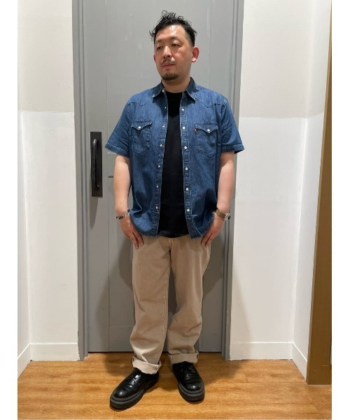 Levi's(リーバイス)の「Levi's(リーバイス)クラシックウエスタンショートスリーブシャツ(シャツ/ブラウス・メンズ・ダークインディゴブルー・M/S/L)」の12枚目の写真
