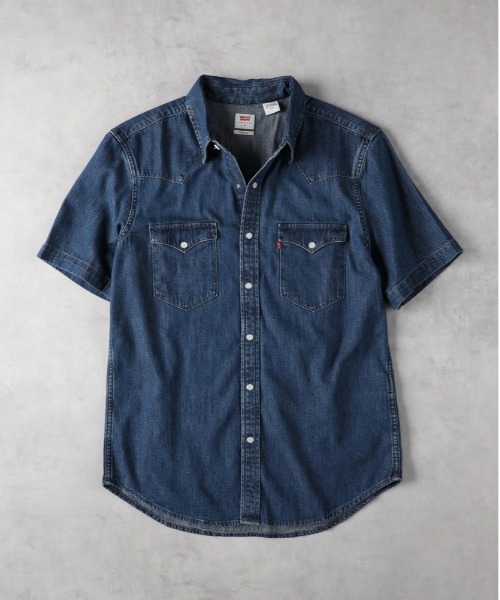 Levi's(リーバイス)の「Levi's(リーバイス)クラシックウエスタンショートスリーブシャツ(シャツ/ブラウス・メンズ・ダークインディゴブルー・M/S/L)」の15枚目の写真