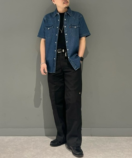Levi's(リーバイス)の「Levi's(リーバイス)クラシックウエスタンショートスリーブシャツ(シャツ/ブラウス・メンズ・ダークインディゴブルー・M/S/L)」の16枚目の写真
