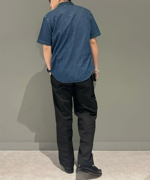 Levi's(リーバイス)の「Levi's(リーバイス)クラシックウエスタンショートスリーブシャツ(シャツ/ブラウス・メンズ・ダークインディゴブルー・M/S/L)」の18枚目の写真