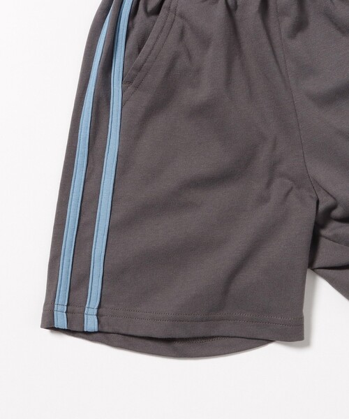 BEAMS mini（ビームスミニ）の「バイカラー ライン 天竺 セットアップ 2025SS（90～150cm）（Tシャツ/カットソー・キッズ・ブラック系その他/チャコールグレー・130/110/90/120/100/150/140）」の20枚目の写真