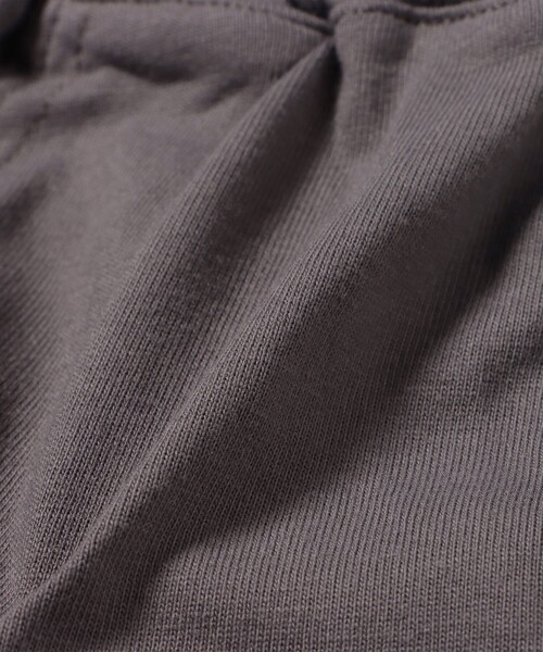 BEAMS mini（ビームスミニ）の「バイカラー ライン 天竺 セットアップ 2025SS（90～150cm）（Tシャツ/カットソー・キッズ・ブラック系その他/チャコールグレー・130/110/90/120/100/150/140）」の8枚目の写真