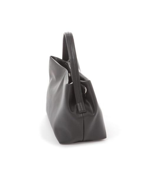 LEPSIM（レプシィム）の「フェイクレザーソフトミニバッグ　328002（ショルダーバッグ・レディース・ガンメタ/ブラック・ONE SIZE）」の18枚目の写真