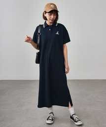 CAPTAIN STAG（キャプテンスタッグ）の「【CAPTAIN STAG】8051470 衿ライン鹿の子ワンポイントワンピース（ワンピース）」