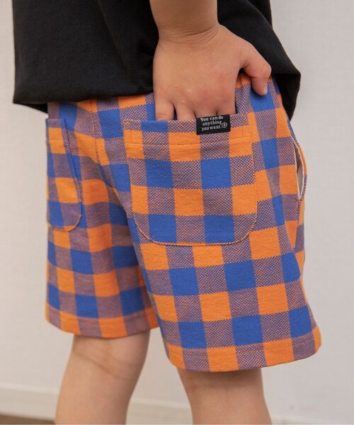 BREEZE（ブリーズ）の「【ジュニア対応】イロイロ柄ハーフパンツ（その他パンツ・キッズ・グリーン/レッド/ネイビー/ブラック/レインボー/ピンク/オレンジ/ベージュ・80/120/90/130/140/100/110）」の7枚目の写真