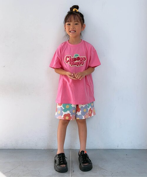 BREEZE（ブリーズ）の「【ジュニア対応】イロイロ柄ハーフパンツ（その他パンツ・キッズ・グリーン/レッド/ネイビー/ブラック/レインボー/ピンク/オレンジ/ベージュ・80/120/90/130/140/100/110）」の13枚目の写真