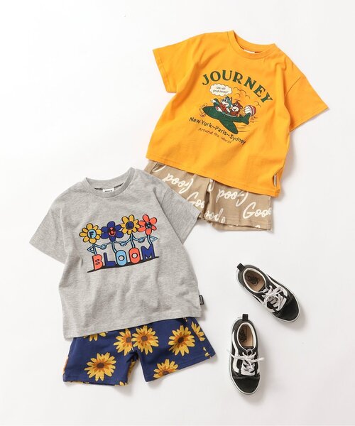 BREEZE（ブリーズ）の「【ジュニア対応】イロイロ柄ハーフパンツ（その他パンツ・キッズ・グリーン/レッド/ネイビー/ブラック/レインボー/ピンク/オレンジ/ベージュ・80/120/90/130/140/100/110）」の20枚目の写真