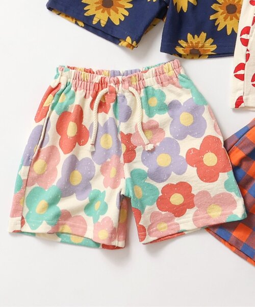 BREEZE（ブリーズ）の「【ジュニア対応】イロイロ柄ハーフパンツ（その他パンツ・キッズ・グリーン/レッド/ネイビー/ブラック/レインボー/ピンク/オレンジ/ベージュ・80/120/90/130/140/100/110）」の15枚目の写真