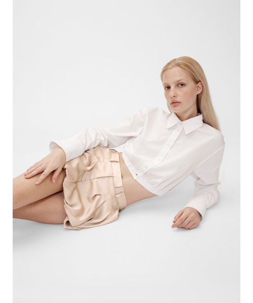 セール】GapStudio ポプリン クロップドシャツ（シャツ/ブラウス