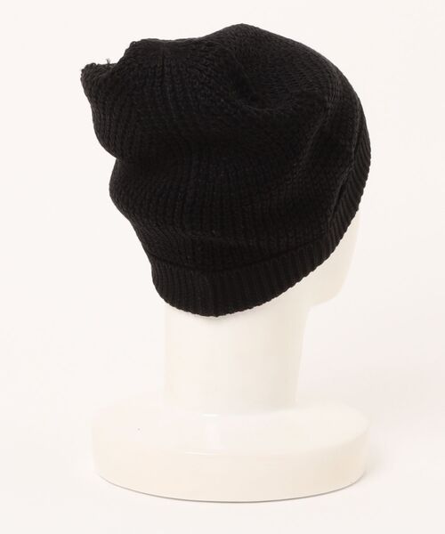 PAGEBOY（ページボーイ）の「【Casselini】コットンリネンビーニー（ニットキャップ/ビーニー・レディース・ブラック/キャメル・FREE）」の3枚目の写真