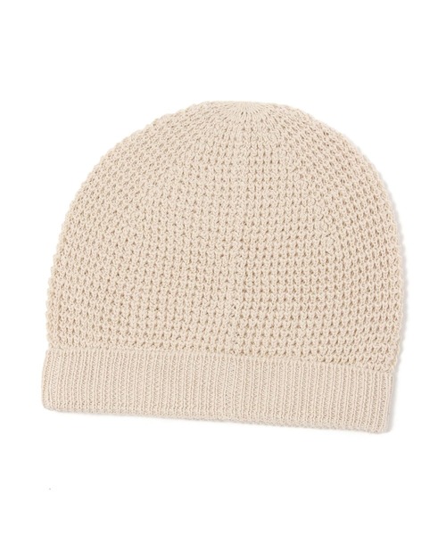 PAGEBOY（ページボーイ）の「【Casselini】コットンリネンビーニー（ニットキャップ/ビーニー・レディース・ブラック/キャメル・FREE）」の4枚目の写真