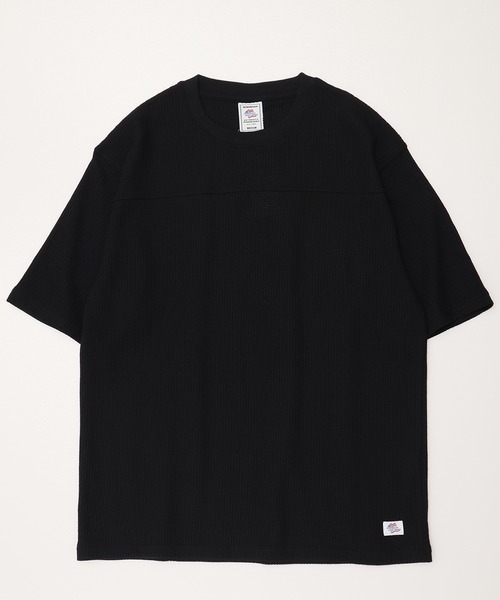 JEMORGAN（ジェーイーモーガン）の「【JEMORGAN / ジェーイーモーガン】フットボール切替ワッフル5分袖Tシャツ（Tシャツ/カットソー・メンズ・グレー/ネイビー/ブラック/ホワイト・M/L/XL）」の7枚目の写真
