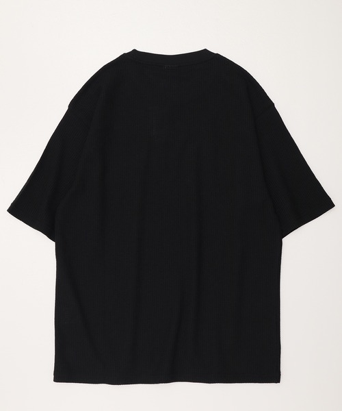 JEMORGAN（ジェーイーモーガン）の「【JEMORGAN / ジェーイーモーガン】フットボール切替ワッフル5分袖Tシャツ（Tシャツ/カットソー・メンズ・グレー/ネイビー/ブラック/ホワイト・M/L/XL）」の8枚目の写真