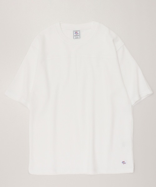 JEMORGAN（ジェーイーモーガン）の「【JEMORGAN / ジェーイーモーガン】フットボール切替ワッフル5分袖Tシャツ（Tシャツ/カットソー・メンズ・グレー/ネイビー/ブラック/ホワイト・M/L/XL）」の5枚目の写真