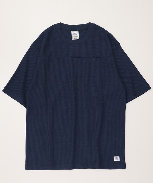 JEMORGAN（ジェーイーモーガン）の「【JEMORGAN / ジェーイーモーガン】フットボール切替ワッフル5分袖Tシャツ（Tシャツ/カットソー・メンズ・グレー/ネイビー/ブラック/ホワイト・M/L/XL）」の11枚目の写真