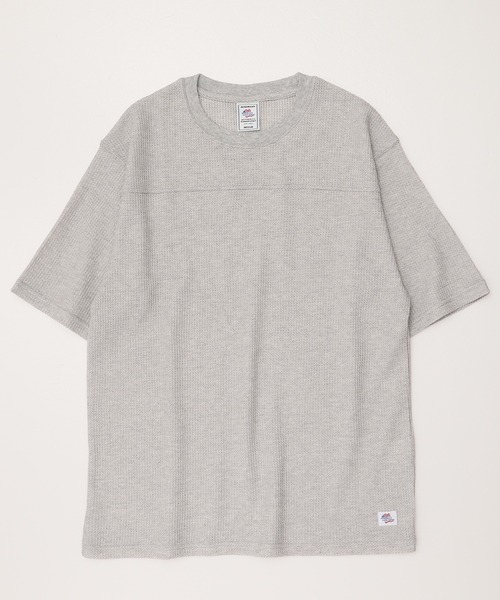 JEMORGAN（ジェーイーモーガン）の「【JEMORGAN / ジェーイーモーガン】フットボール切替ワッフル5分袖Tシャツ（Tシャツ/カットソー・メンズ・グレー/ネイビー/ブラック/ホワイト・M/L/XL）」の9枚目の写真