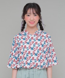 PERSON'S collection（パーソンズコレクション）の「コットン100％　総柄バルーン半袖パーカー（パーカー）」