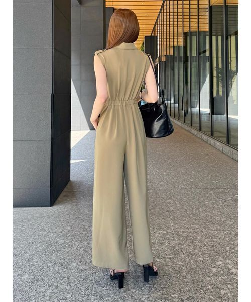 SNIDEL トレンチディテールオールインワン SNIDEL｜トレンチディテールオールインワン | Rakuten Fashion