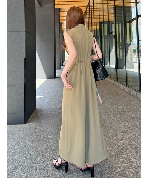 スナイデル　SNIDEL トレンチディティールオールインワン　アイボリー SNIDEL｜トレンチディテールオールインワン | Rakuten Fashion