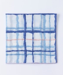 COCO WALK（ココウォーク）の「COCO WALK:大判ハンカチ(水彩チェック)（ハンカチ/ハンドタオル）」