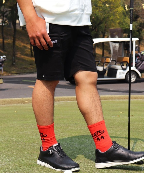 LUXE/R GOLF(ラグジュ ゴルフ)の「(RM)【LUXE/R GOLF】ストレッチ クロス サイドライン ショート カーゴパンツ(カーゴパンツ・メンズ・チャコールグレー/カーキ/ベージュ/ブラック・L/XL/M)」の7枚目の写真