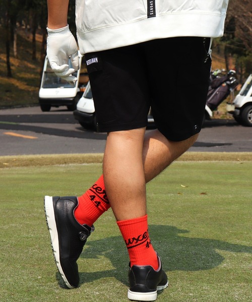 LUXE/R GOLF(ラグジュ ゴルフ)の「(RM)【LUXE/R GOLF】ストレッチ クロス サイドライン ショート カーゴパンツ(カーゴパンツ・メンズ・チャコールグレー/カーキ/ベージュ/ブラック・L/XL/M)」の8枚目の写真