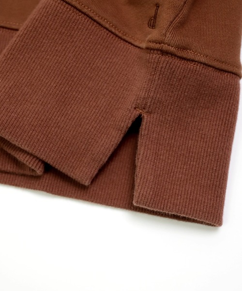 D.M.G.（ドミンゴ）の「[D.M.G / ディーエムジー] ベーシック裏毛 スウェットプルオーバー（スウェット・レディース・ブラウン/トップグレー・2/3）」の14枚目の写真