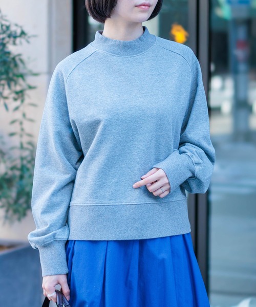 D.M.G.（ドミンゴ）の「[D.M.G / ディーエムジー] ベーシック裏毛 スウェットプルオーバー（スウェット・レディース・ブラウン/トップグレー・2/3）」の22枚目の写真