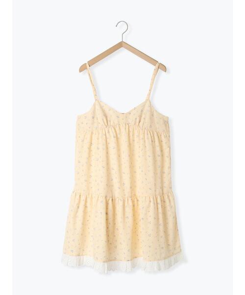 ehka sopo（エヘカソポ）の「◎小花柄ミニキャミワンピース（ワンピース・レディース・ベージュ/ブラック/オフホワイト・F）」の13枚目の写真