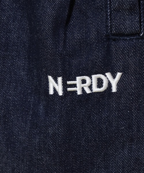 NERDY(ノルディ)の「サイドラインワイドデニムパンツ(デニムパンツ・メンズ・ネイビー/ブラック・L/M/S)」の12枚目の写真