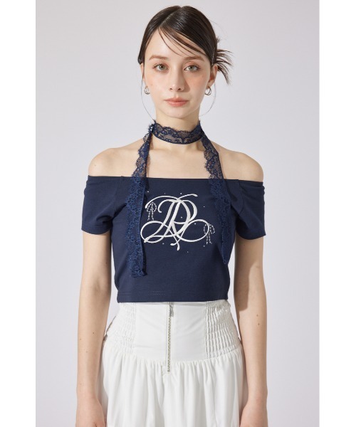 rienda(リエンダ)の「【AKB48 千葉恵里さん着用】ツーウェイオフショルTシャツ 夏服(Tシャツ/カットソー・レディース・ライトピンク/ホワイト/ネイビー・FREE)」の20枚目の写真