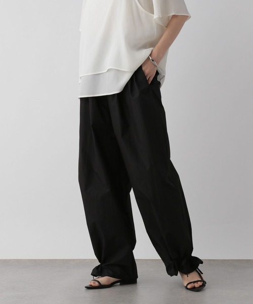 LOWRYS FARM（ローリーズファーム）の「２ＷＡＹリボンタックパンツ　525970（その他パンツ・レディース・イエロー/アイボリー/ブラック・FREE）」の3枚目の写真