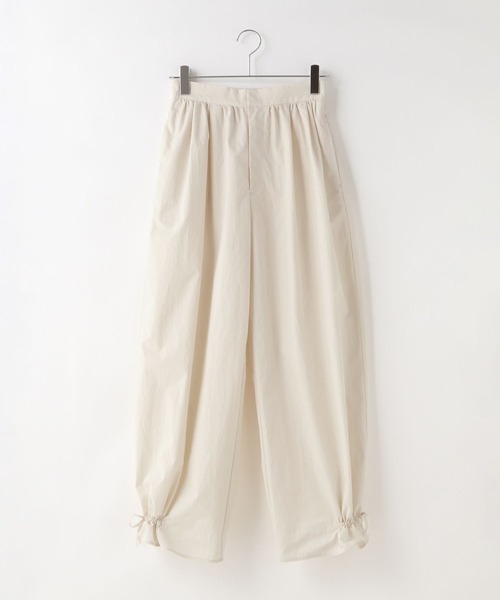 LOWRYS FARM（ローリーズファーム）の「２ＷＡＹリボンタックパンツ　525970（その他パンツ・レディース・イエロー/アイボリー/ブラック・FREE）」の9枚目の写真