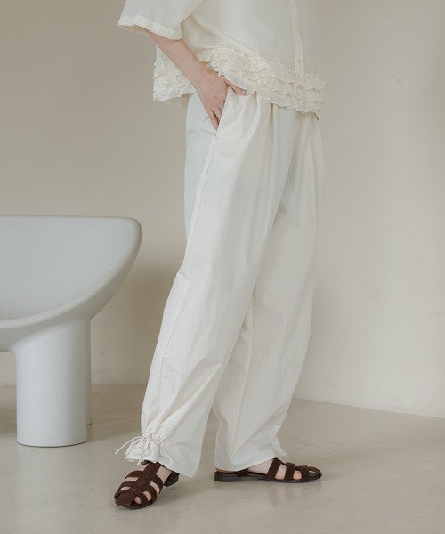 LOWRYS FARM（ローリーズファーム）の「２ＷＡＹリボンタックパンツ　525970（その他パンツ・レディース・イエロー/アイボリー/ブラック・FREE）」の20枚目の写真