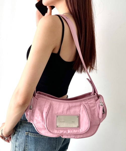 Matin Kim ピンク ショルダーバッグ マーティンキム Matin Kim バッグ ショルダーバッグ