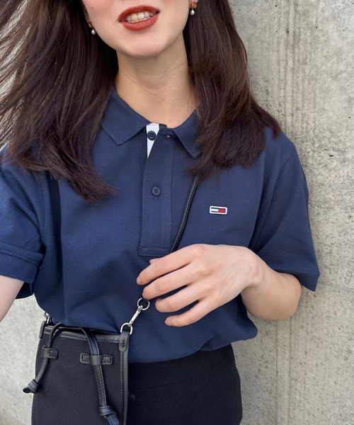 TOMMY HILFIGER（トミーヒルフィガー）の「【TOMMY HILFIGER】ポロシャツ　DM0DM15370（シャツ/ブラウス・メンズ・ネイビー/ブラック/ホワイト・XL/L/M）」の3枚目の写真