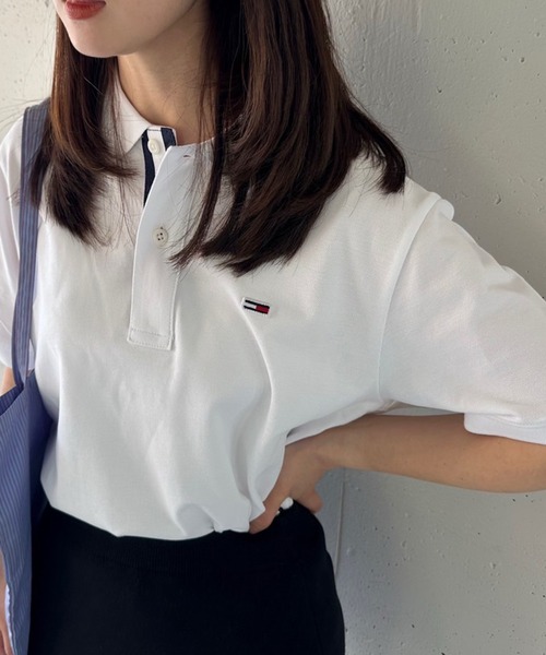 TOMMY HILFIGER（トミーヒルフィガー）の「【TOMMY HILFIGER】ポロシャツ　DM0DM15370（シャツ/ブラウス・メンズ・ネイビー/ブラック/ホワイト・XL/L/M）」の5枚目の写真