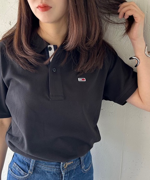 TOMMY HILFIGER（トミーヒルフィガー）の「【TOMMY HILFIGER】ポロシャツ　DM0DM15370（シャツ/ブラウス・メンズ・ネイビー/ブラック/ホワイト・XL/L/M）」の8枚目の写真