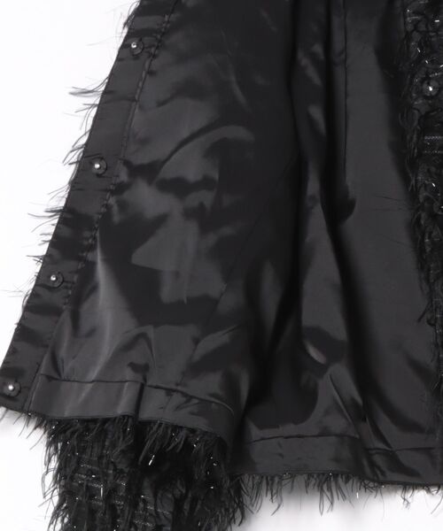 Marilyn Moon（マリリンムーン）の「【SOI-MeME】sheer fringe jacket（その他アウター・レディース・アイボリー/ブラック・FREE）」の19枚目の写真