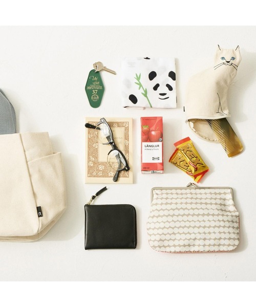 ROOTOTE(ルートート)の「ルートート / SN.デリ.パルーティ.キャンバス-A(トートバッグ・レディース・サックスブルー/ブラック/アイボリー/ブラウン・FREE)」の13枚目の写真