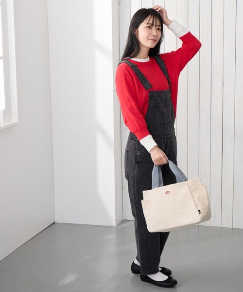 ROOTOTE(ルートート)の「ルートート / SN.デリ.パルーティ.キャンバス-A(トートバッグ・レディース・サックスブルー/ブラック/アイボリー/ブラウン・FREE)」の7枚目の写真