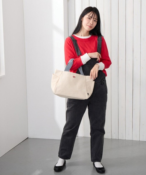 ROOTOTE(ルートート)の「ルートート / SN.デリ.パルーティ.キャンバス-A(トートバッグ・レディース・サックスブルー/ブラック/アイボリー/ブラウン・FREE)」の9枚目の写真